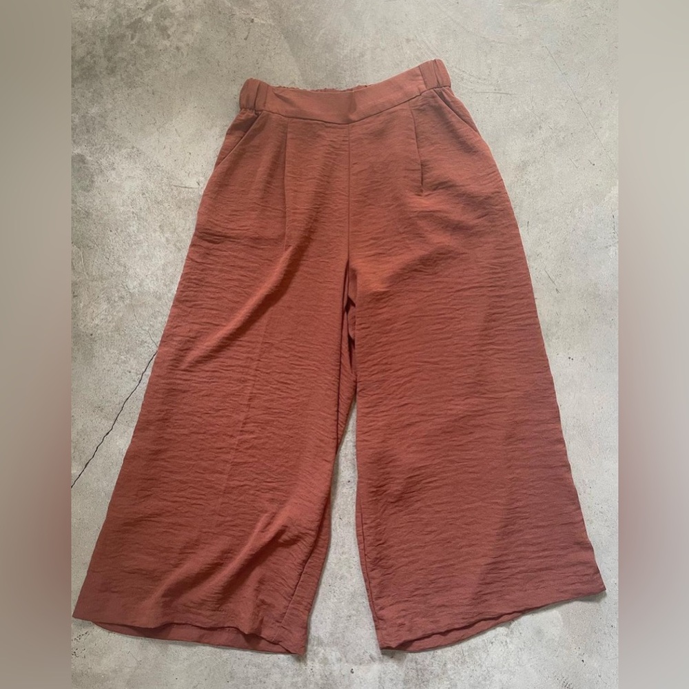 H&M Culotte Trouser Pant in Rust